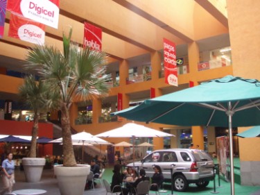 Local mall in San Salvador