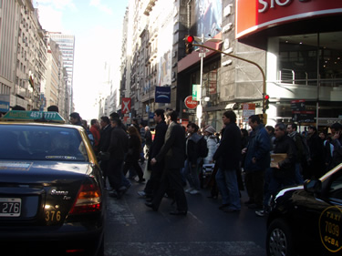 Shot of city of Buenos Aires, Argentina