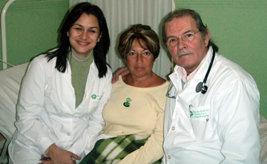 Doctors Fernandez Vina and Janina from the Fundacion Fernandez Vina in Argentina